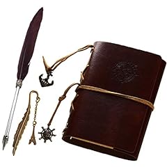 Refillable leather journal for sale  Delivered anywhere in UK