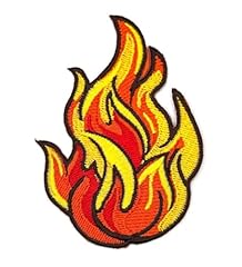 3.5 embroidered flame for sale  Delivered anywhere in USA 