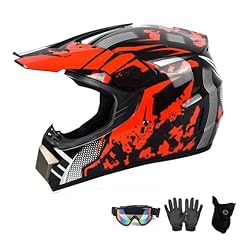 Set casco motocross usato  Spedito ovunque in Italia 
