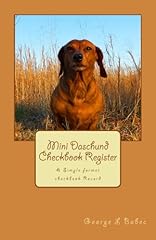 Mini daschund checkbook for sale  Delivered anywhere in USA 