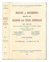 Recueil seances etats usato  Spedito ovunque in Italia 
