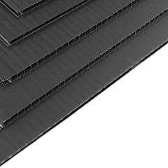 Correx Sheets 8x4 2400x1200mm Heavy Duty Black/Corrugated for sale  Delivered anywhere in Ireland