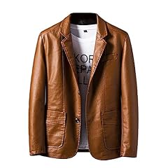 Rayiisuy mens leather for sale  Delivered anywhere in USA 
