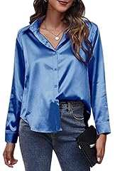 Feoya satin blouse for sale  Delivered anywhere in UK