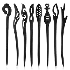 8pcs wooden hair for sale  Delivered anywhere in UK
