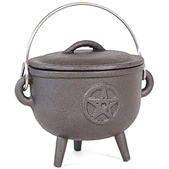 Something Different Cast Iron Cauldron with Pentagram, for sale  Delivered anywhere in Ireland