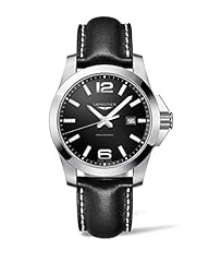 Longines conquest black for sale  Delivered anywhere in USA 