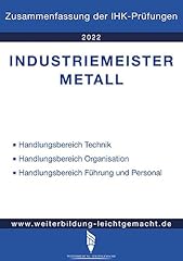 Industriemeister metall zusamm gebraucht kaufen  Wird an jeden Ort in Deutschland