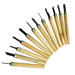 12pc wood carving for sale  Delivered anywhere in UK
