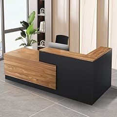 Black reception desk for sale  Delivered anywhere in USA 