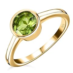 Tjc peridot solitaire for sale  Delivered anywhere in UK