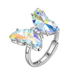 Butterfly heart ring for sale  Delivered anywhere in UK