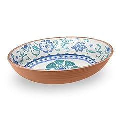 Turquoise floral melamine for sale  Delivered anywhere in UK