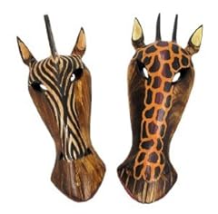 Pair giraffe zebra for sale  Delivered anywhere in USA 
