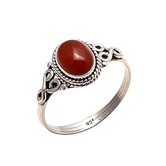 Carnelian stone ring for sale  Delivered anywhere in UK