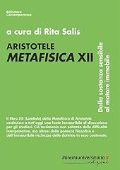 Aristotele. metafisica xii. usato  Spedito ovunque in Italia 