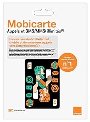 Nouveau orange mobicarte d'occasion  Livré partout en France