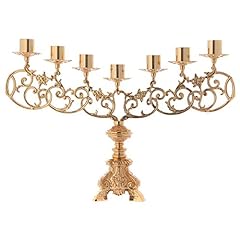 Baroque candelabra brass for sale  Delivered anywhere in Ireland