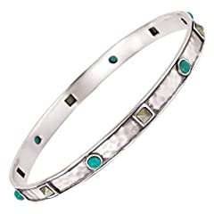 Silpada'sterling Silver Dotted Turquoise and Pyrite for sale  Delivered anywhere in Canada