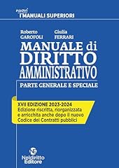 Manuale diritto amministrativo usato  Spedito ovunque in Italia 