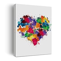 Heart watercolor poster for sale  Delivered anywhere in USA 