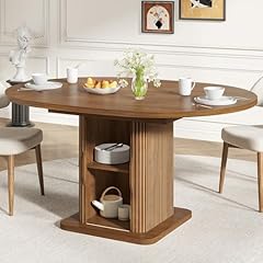 Extendable round dining for sale  Delivered anywhere in USA 