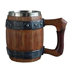 Wooden mug tankard for sale  Delivered anywhere in UK