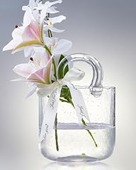Glass bag vase for sale  Delivered anywhere in USA 
