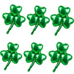 6pcs shamrock balloons for sale  Delivered anywhere in USA 