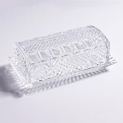 Clear glass butter for sale  Delivered anywhere in USA 