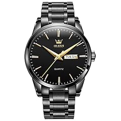 Olevs men black for sale  Delivered anywhere in USA 