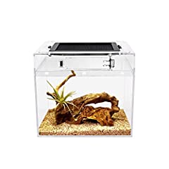 Reptile Growth Mini reptile tank,8" x 8"x 8" vivarium for sale  Delivered anywhere in UK