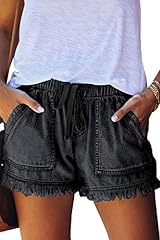 Hvepuo jean shorts for sale  Delivered anywhere in USA 