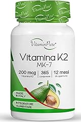 VitaminPure® Vitamina K2 MK-7 ALL TRANS, 365 Compresse Vegane di Origine Naturale Natto, PRODOTTO IN ITALIA usato  Spedito ovunque in Italia 