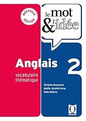 Anglais idée vocabulaire d'occasion  Livré partout en Belgiqu