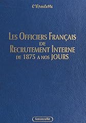 Officiers français recrutemen d'occasion  Livré partout en France