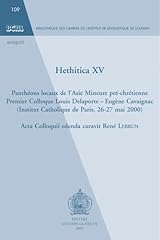 Hethitica pantheons locaux d'occasion  Livré partout en France