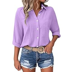 Linen shirts women for sale  Delivered anywhere in USA 
