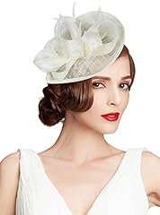 Sinamay fascinator pillbox for sale  Delivered anywhere in Ireland