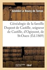 Généalogie famille dupont d'occasion  Livré partout en Belgiqu