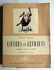 Georges benoist. lièvres d'occasion  Livré partout en France