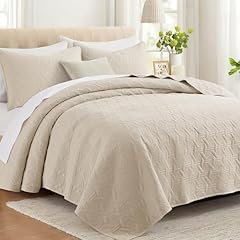 Lavsiry beige quilt for sale  Delivered anywhere in USA 