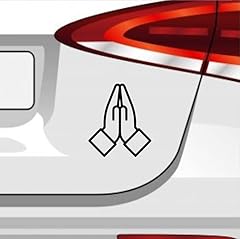 Autocollant mains priantes d'occasion  Livré partout en France
