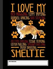 Love sheltie notebook for sale  Delivered anywhere in UK