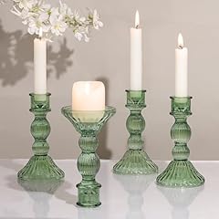Darjen green candlestick for sale  Delivered anywhere in USA 