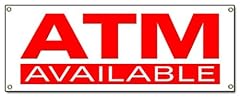 Atm banner sign for sale  Delivered anywhere in USA 