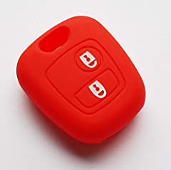 Silicone Car key Cover 2 Button Compatible With PEUGEOT for sale  Delivered anywhere in UK