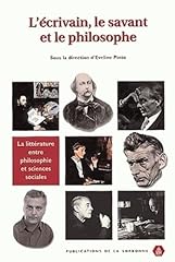 écrivain savant philosophe d'occasion  Livré partout en France