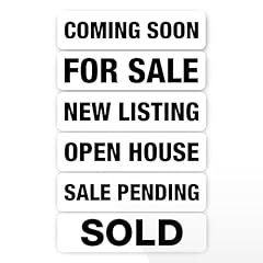 Real estate sign for sale  Delivered anywhere in USA 