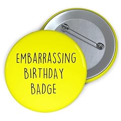 Birthday badge funny for sale  Delivered anywhere in UK